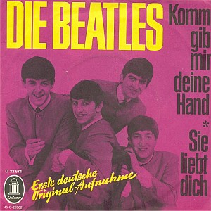The Beatles - Komm, Gib Mir Deine Hand / Sie Liebt Dich (обложка альбома)